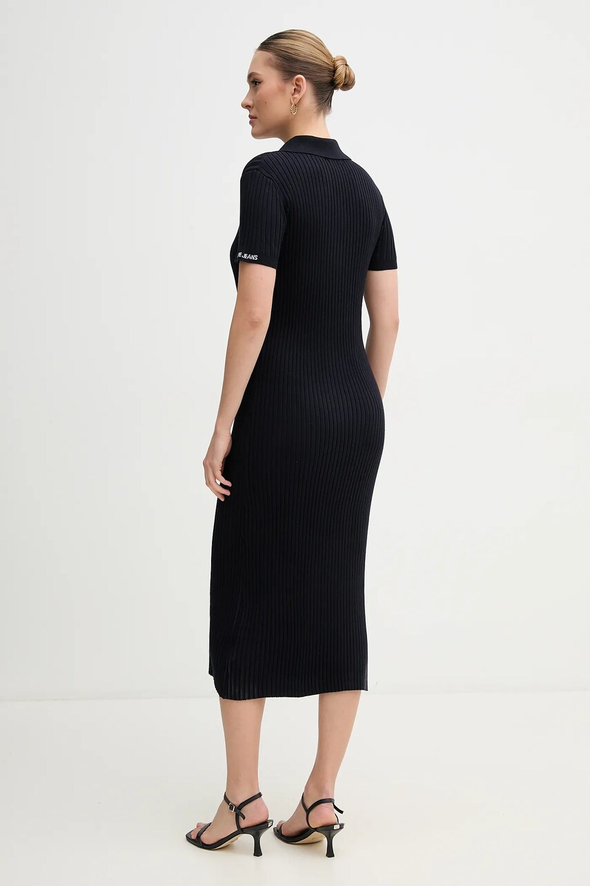 Сукня Pepe Jeans PATRICIA колір синій midi облягаюча PL953730