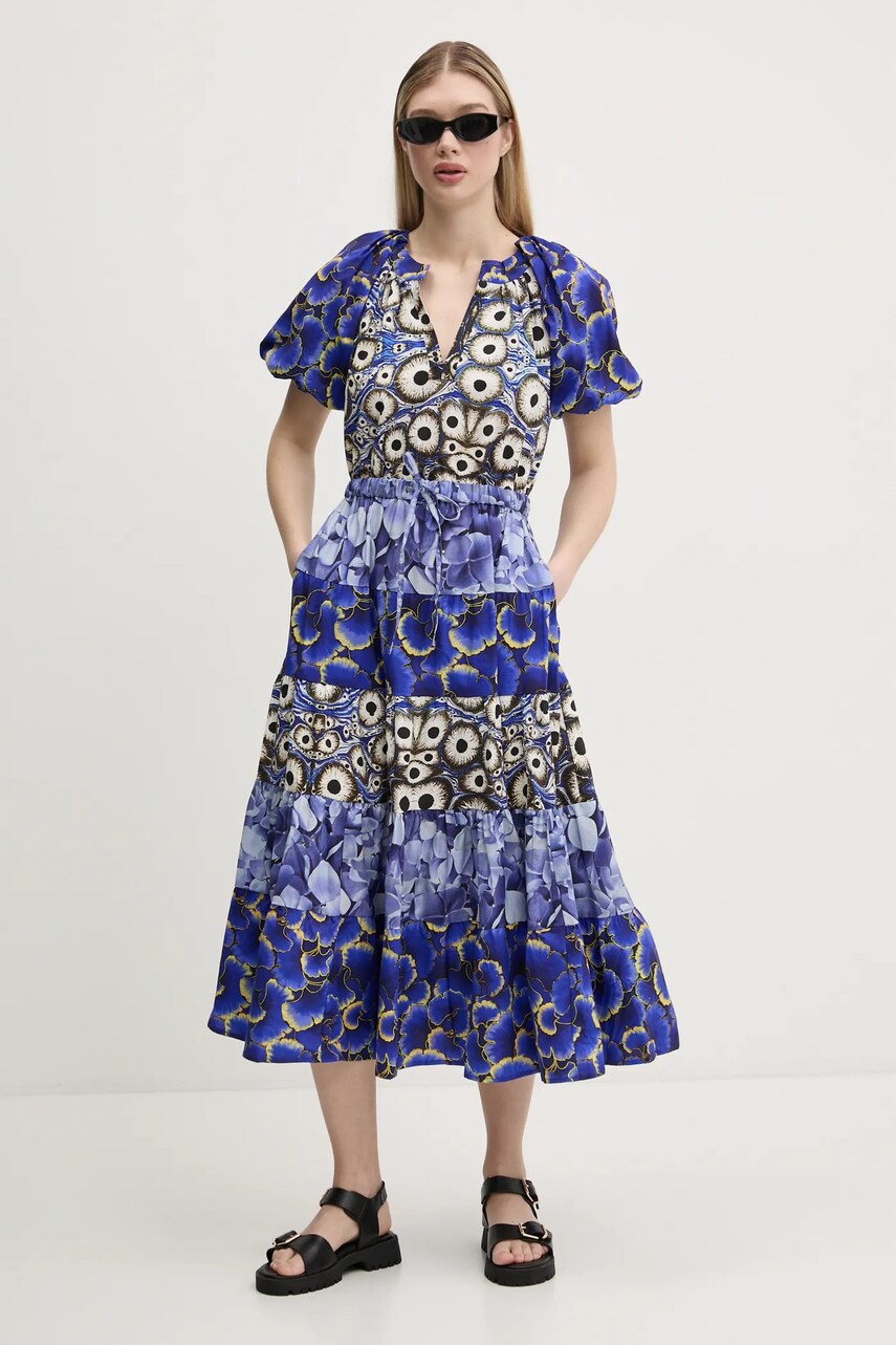 Сукня Desigual CELLS LONG_LACROIX maxi розкльошена 25SWVW02