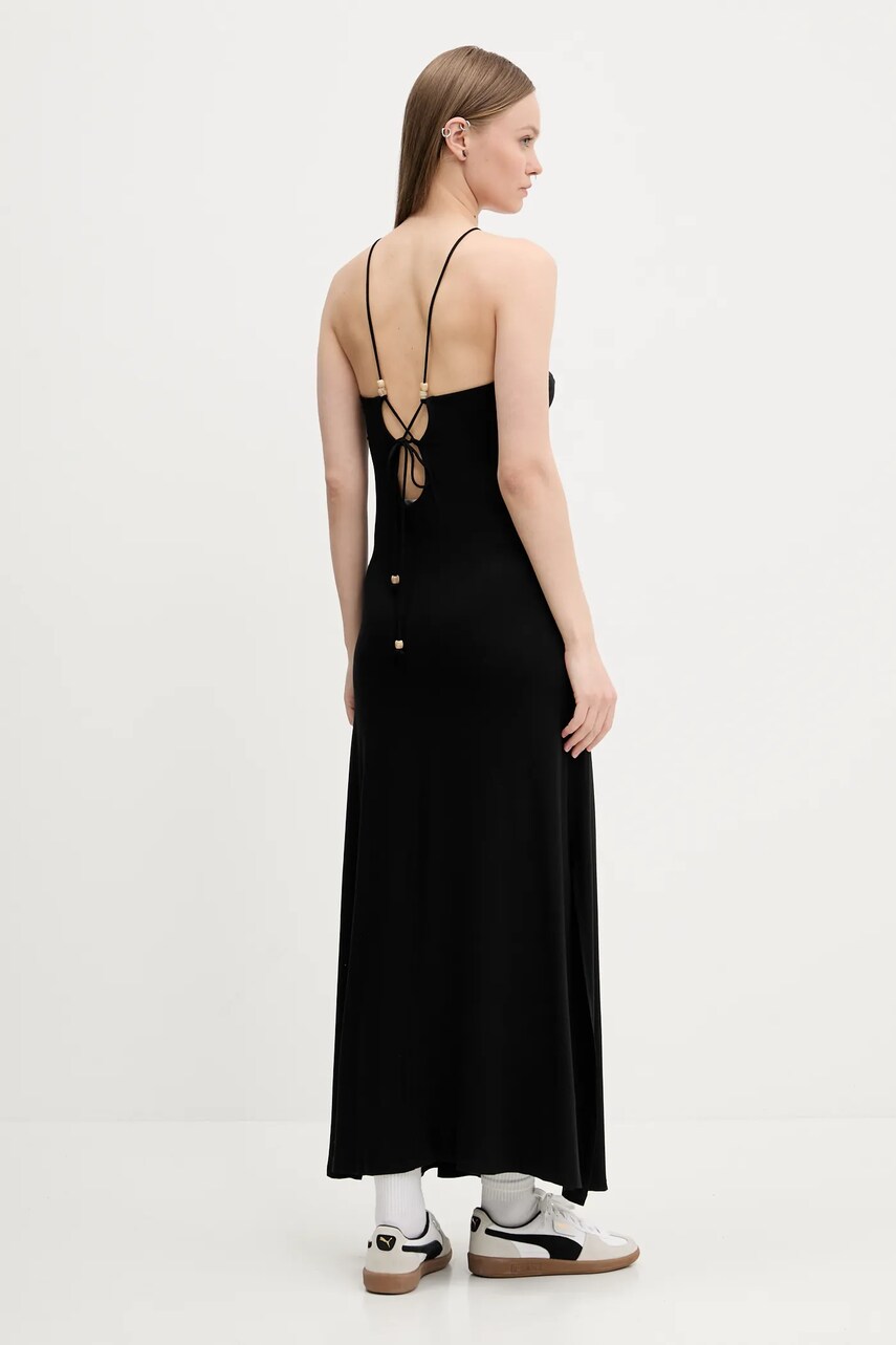 Сукня Desigual MONTPELLIER колір чорний maxi пряма 25SWVK55