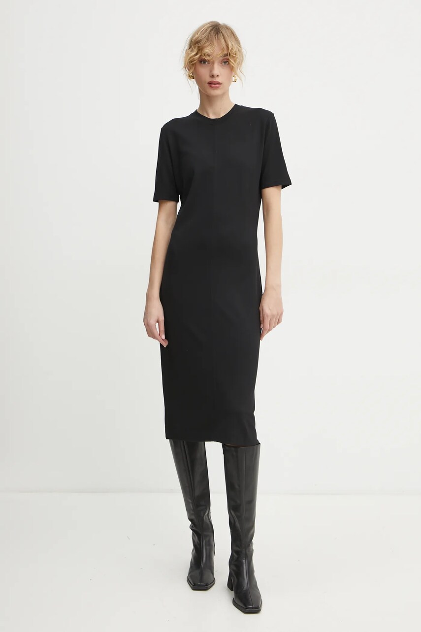 Сукня Filippa K колір чорний mini пряма 31143