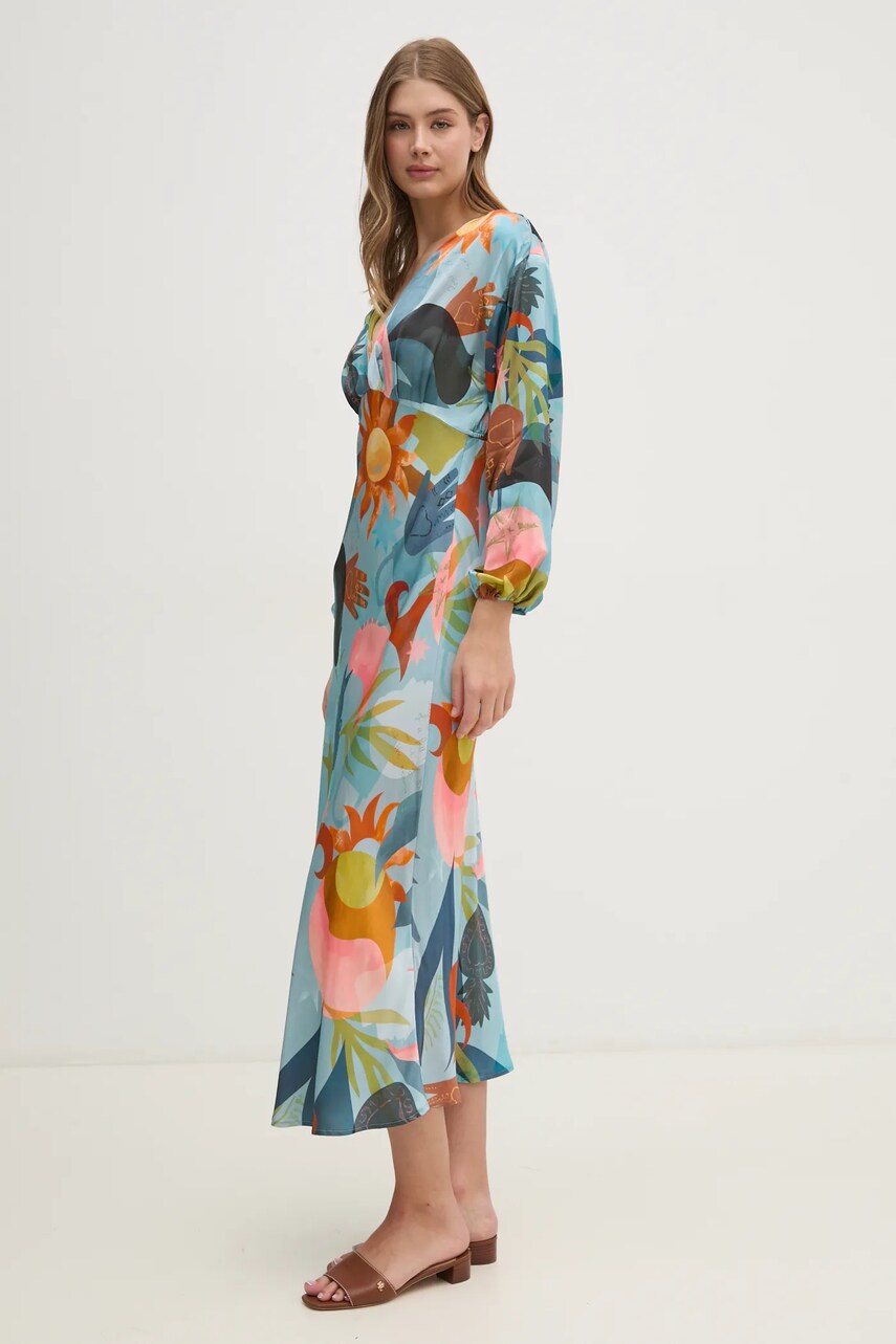 Сукня Never Fully Dressed Balearic Emma maxi розкльошена NFDDR1767
