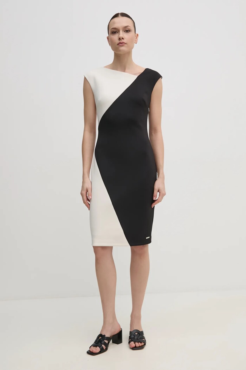 Сукня Calvin Klein колір чорний mini облягаюча K20K208141
