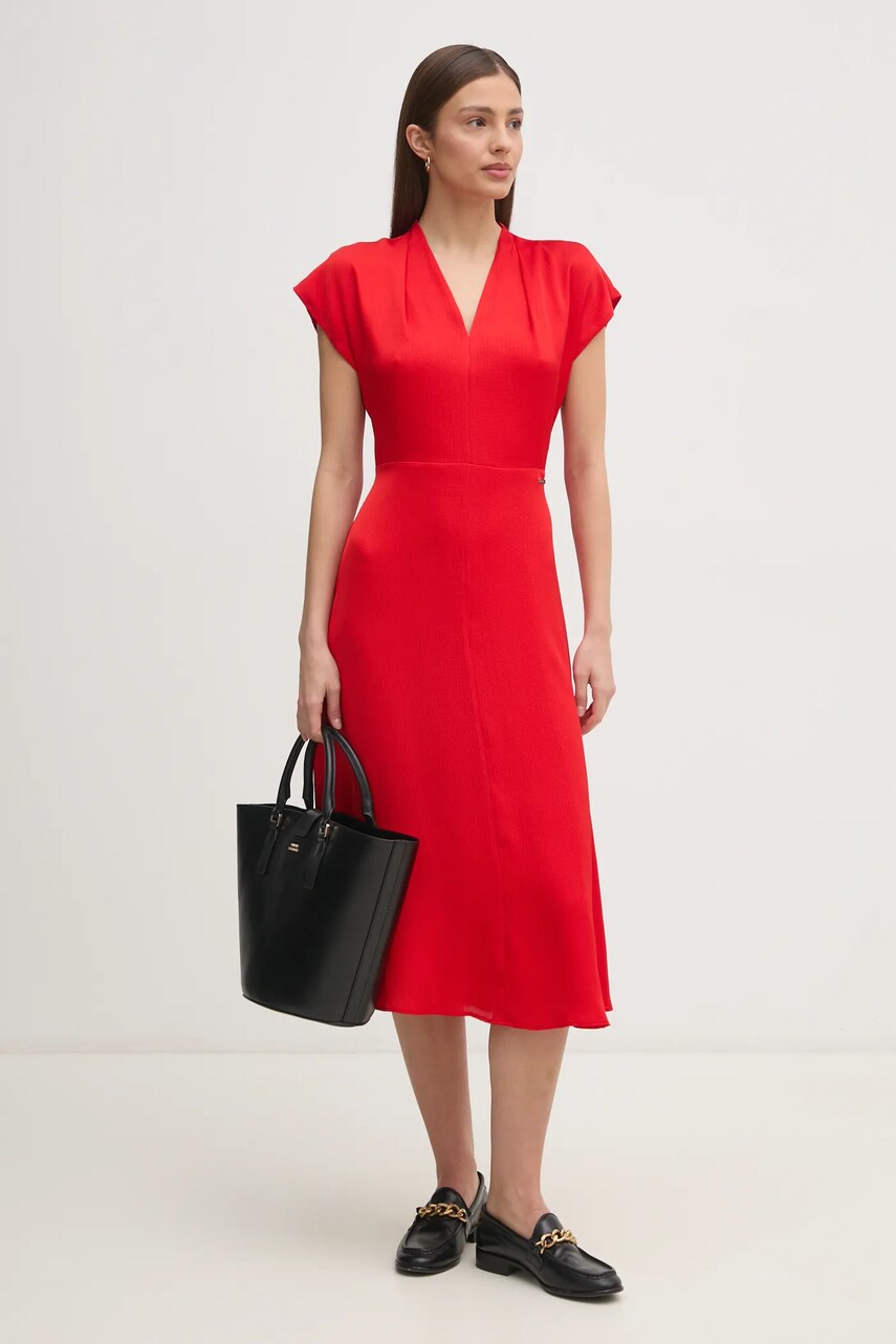 Сукня Calvin Klein колір червоний mini розкльошена K20K208145