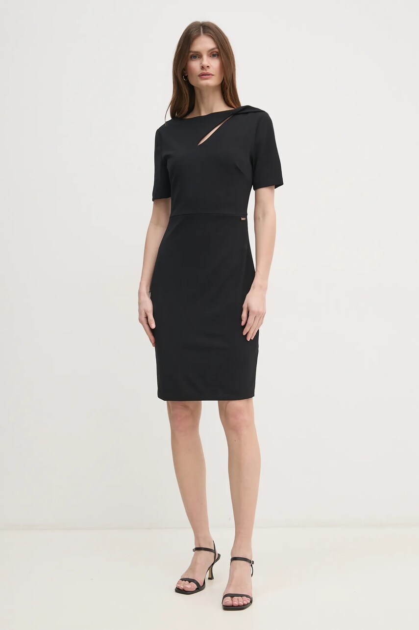 Сукня Calvin Klein колір чорний mini облягаюча K20K208174