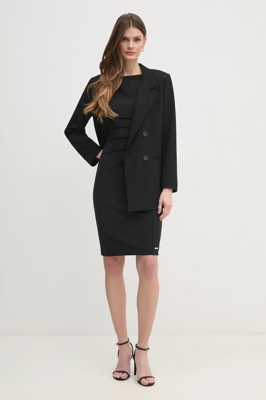 Сукня Calvin Klein колір чорний mini облягаюча K20K208433