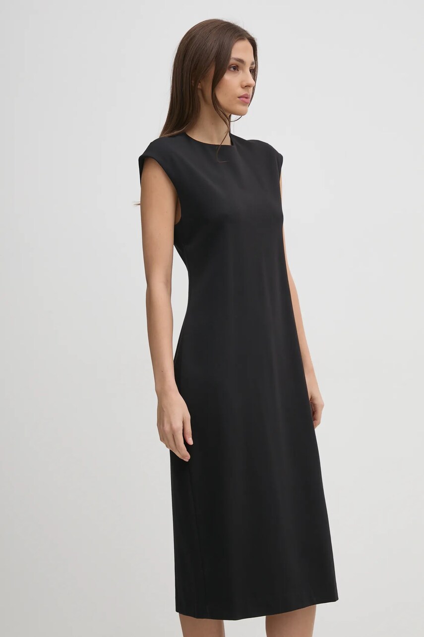 Сукня Calvin Klein колір чорний mini розкльошена LV044B012G