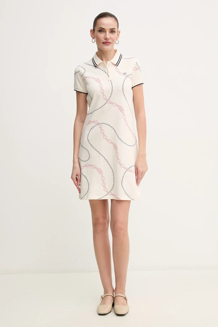 Сукня Tommy Hilfiger колір бежевий mini пряма WW0WW45532