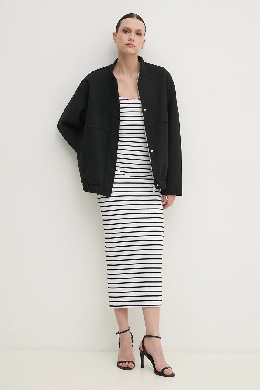 Сукня Calvin Klein Jeans колір білий midi облягаюча J20J225263