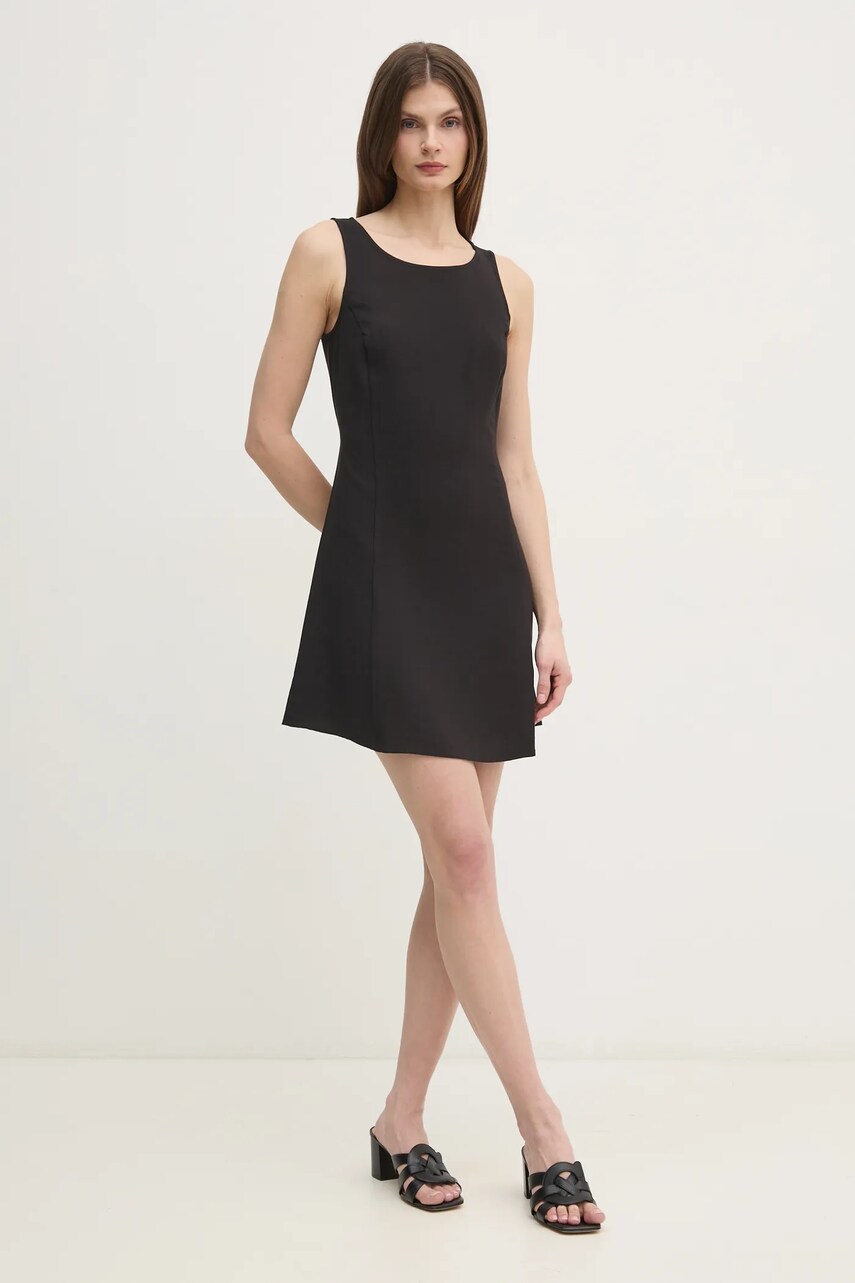 Сукня Calvin Klein Jeans колір чорний mini розкльошена J20J225268