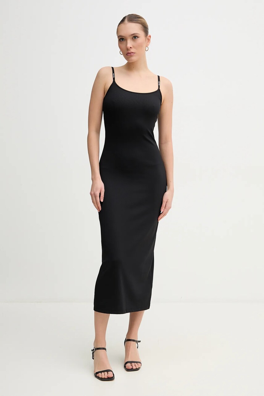 Сукня Calvin Klein Jeans колір чорний maxi облягаюча J20J225288