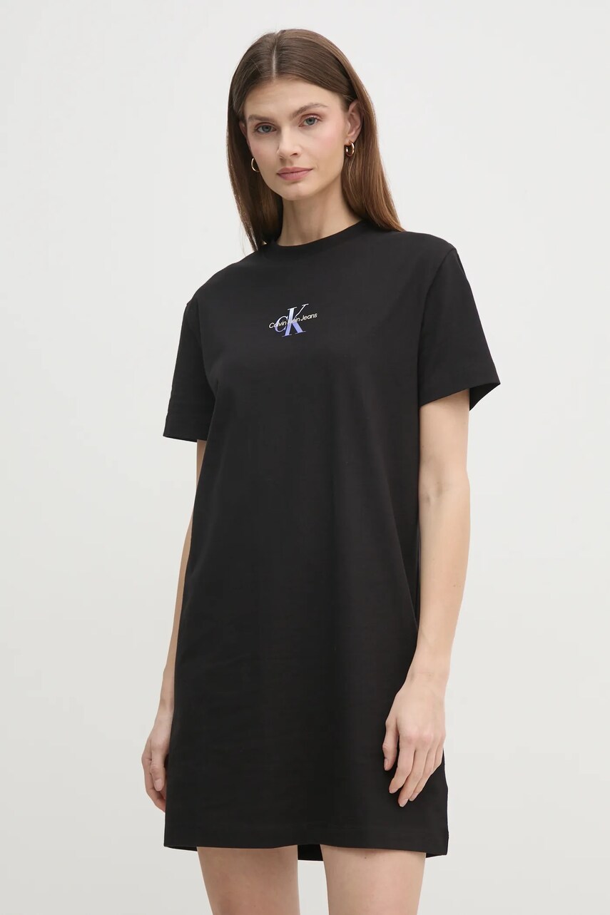 Сукня Calvin Klein Jeans колір чорний mini пряма J20J225273