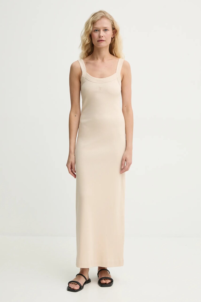 Сукня By Malene Birger LIO колір бежевий maxi облягаюча 103106