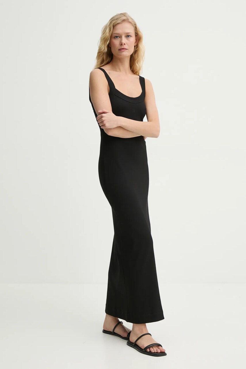 Сукня By Malene Birger LIO колір чорний maxi облягаюча 103106