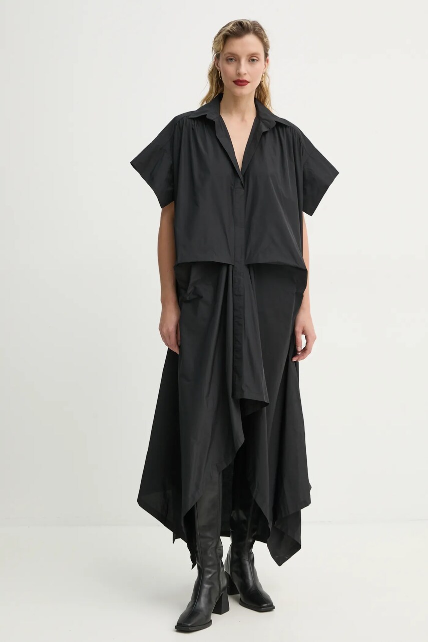 Сукня MMC STUDIO колір чорний mini oversize VIVI