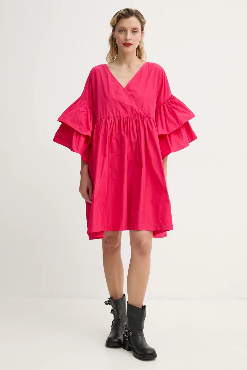 Сукня MMC STUDIO колір рожевий mini oversize CLEO