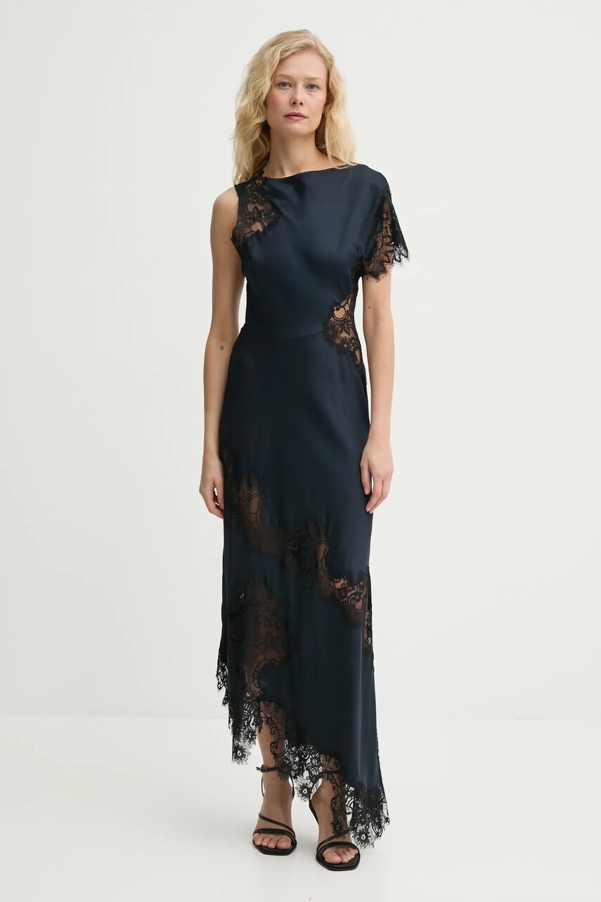 Сукня A.L.C. Alessia колір синій maxi пряма 6DRES02453