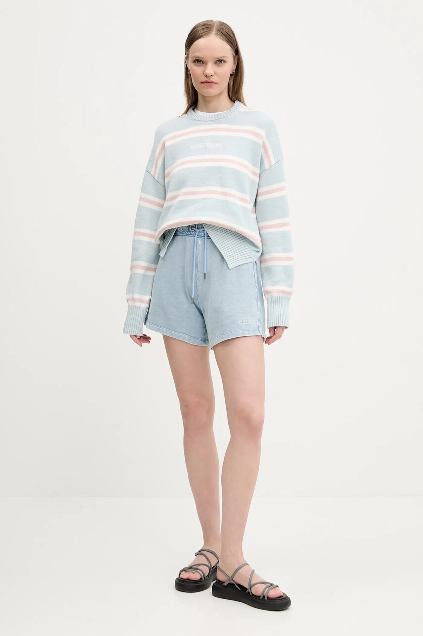 Бавовняний светр Guess Jeans легкий W4BR09 Z3HM1