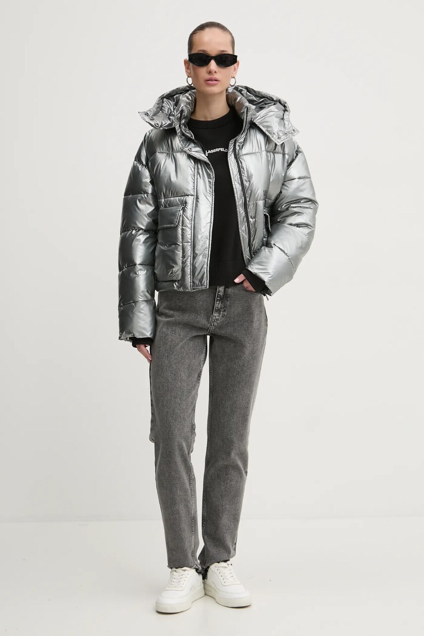 Светр Karl Lagerfeld Jeans жіночий колір чорний легкий A1W18044