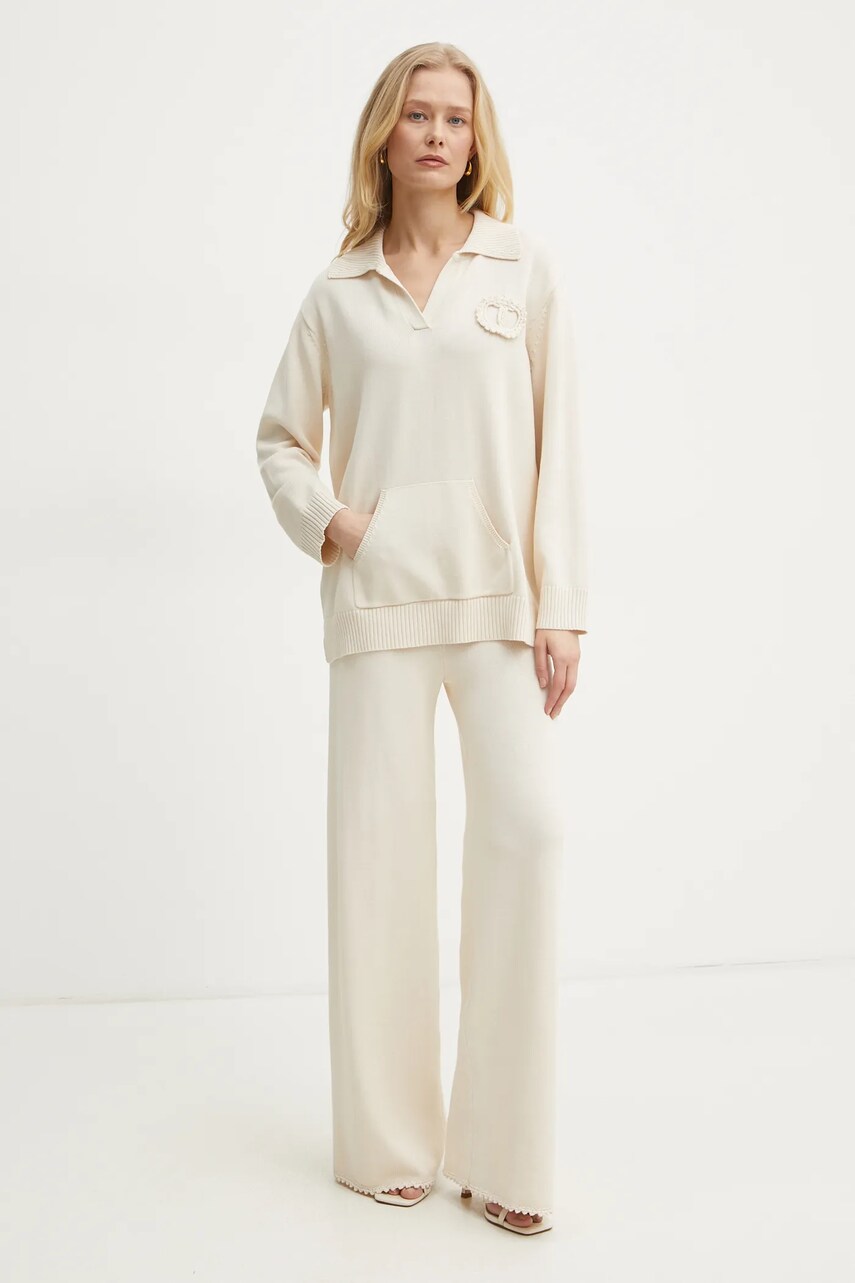 Светр Twinset жіночий колір бежевий  251TP3250