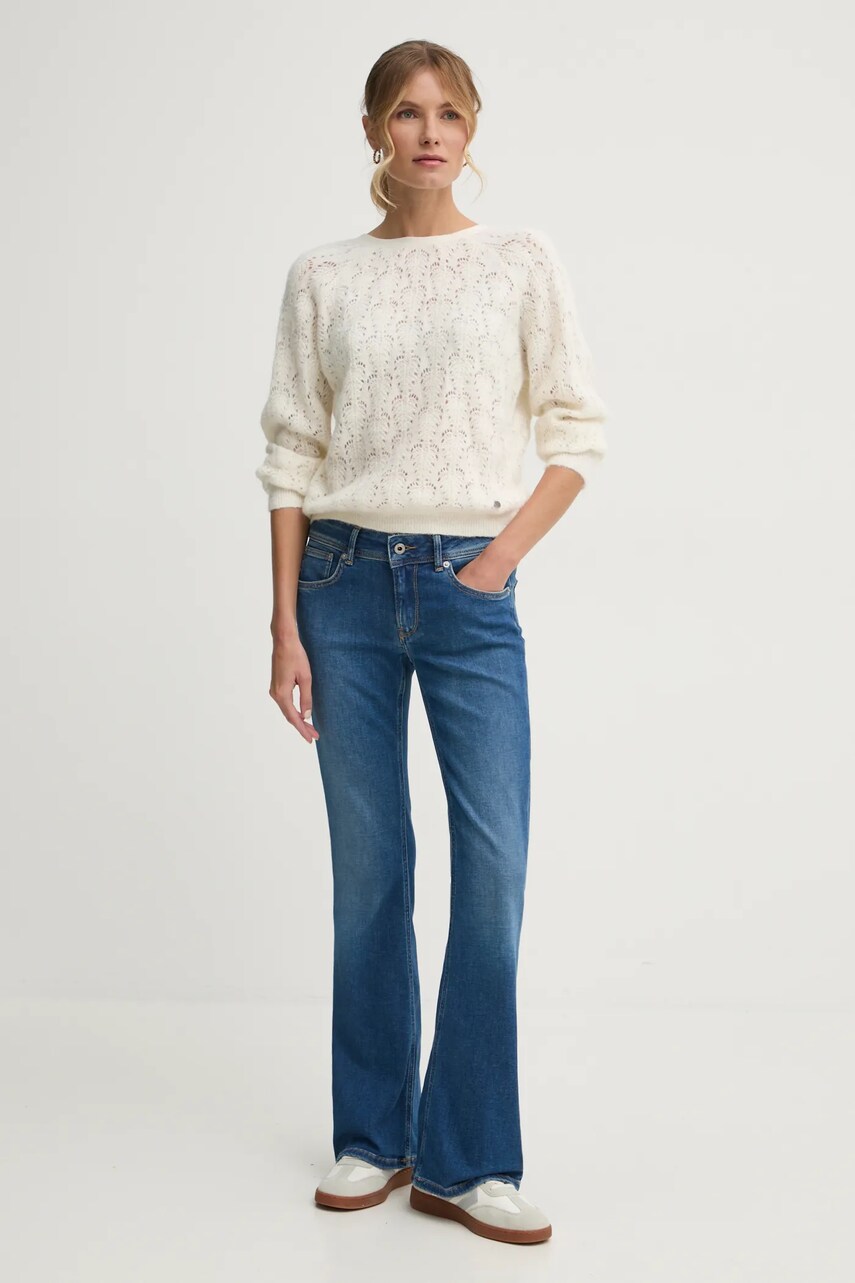 Светр Pepe Jeans NOVA жіночий колір бежевий легкий PL702239