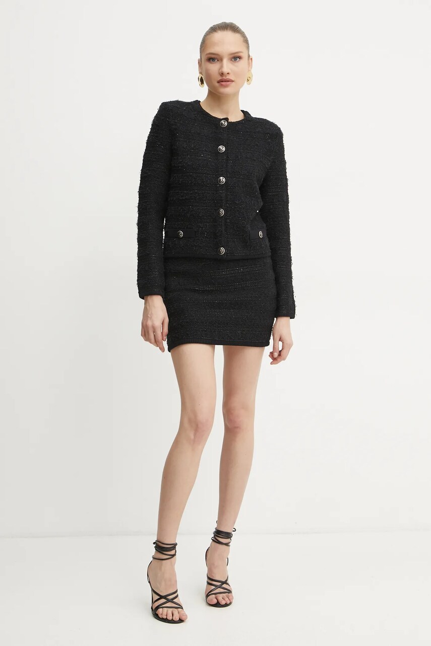 Піджак Marciano Guess AMELIA колір чорний однобортний 5RGR18 5852Z