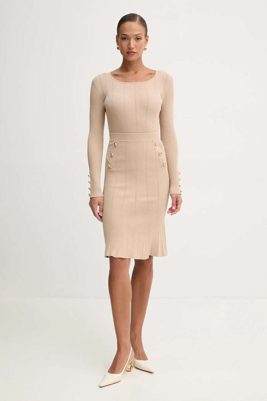 Светр Marciano Guess GRACE жіночий колір бежевий легкий 5RGR26 5810Z