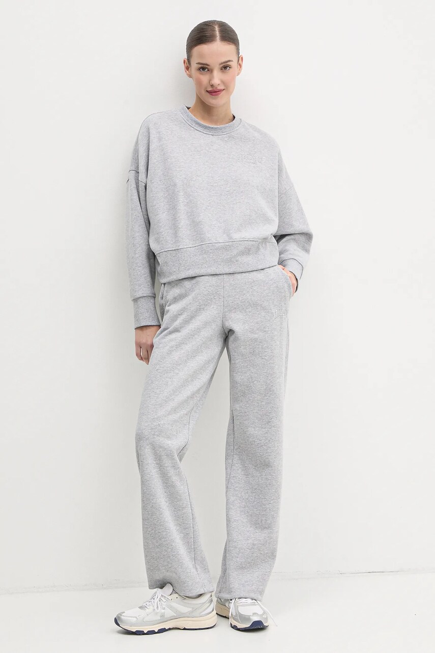 Кофта Dkny жіноча колір сірий однотонна DP5T1144
