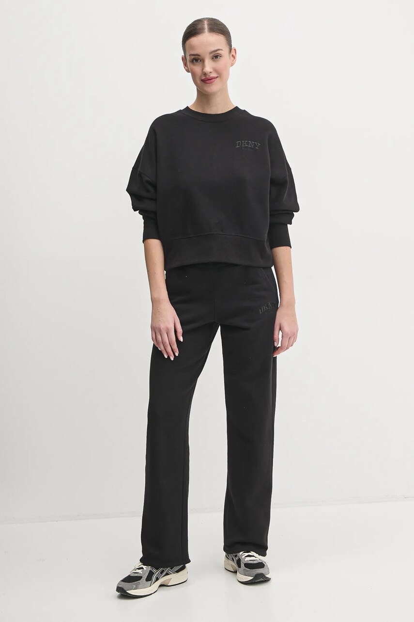 Кофта Dkny жіноча колір чорний однотонна DP5T1144
