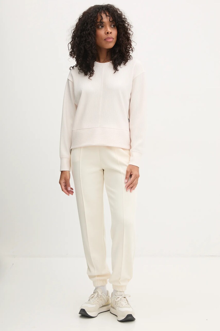 Кофта Dkny жіноча колір бежевий однотонна DP5T9569