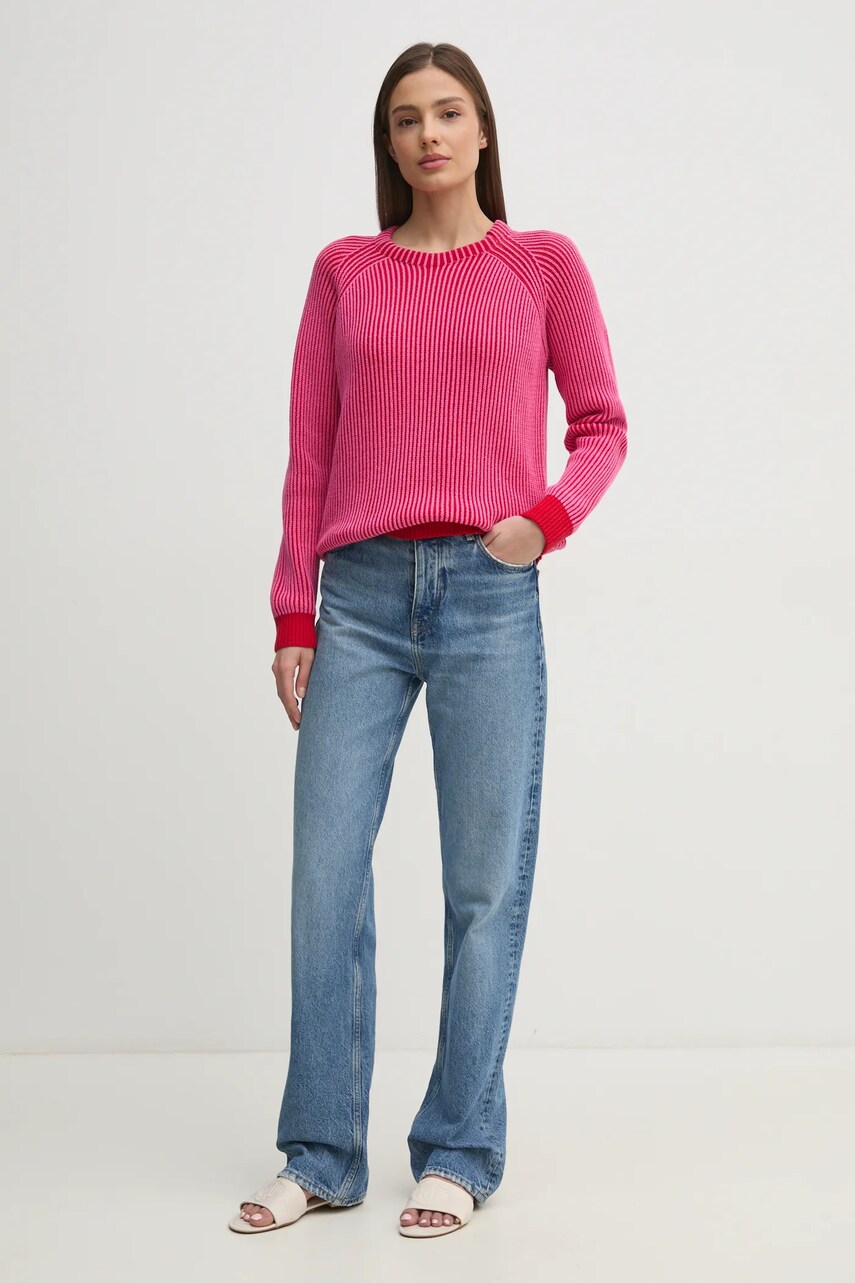 Бавовняний светр Pepe Jeans PALMA жіночий колір рожевий  PL702269
