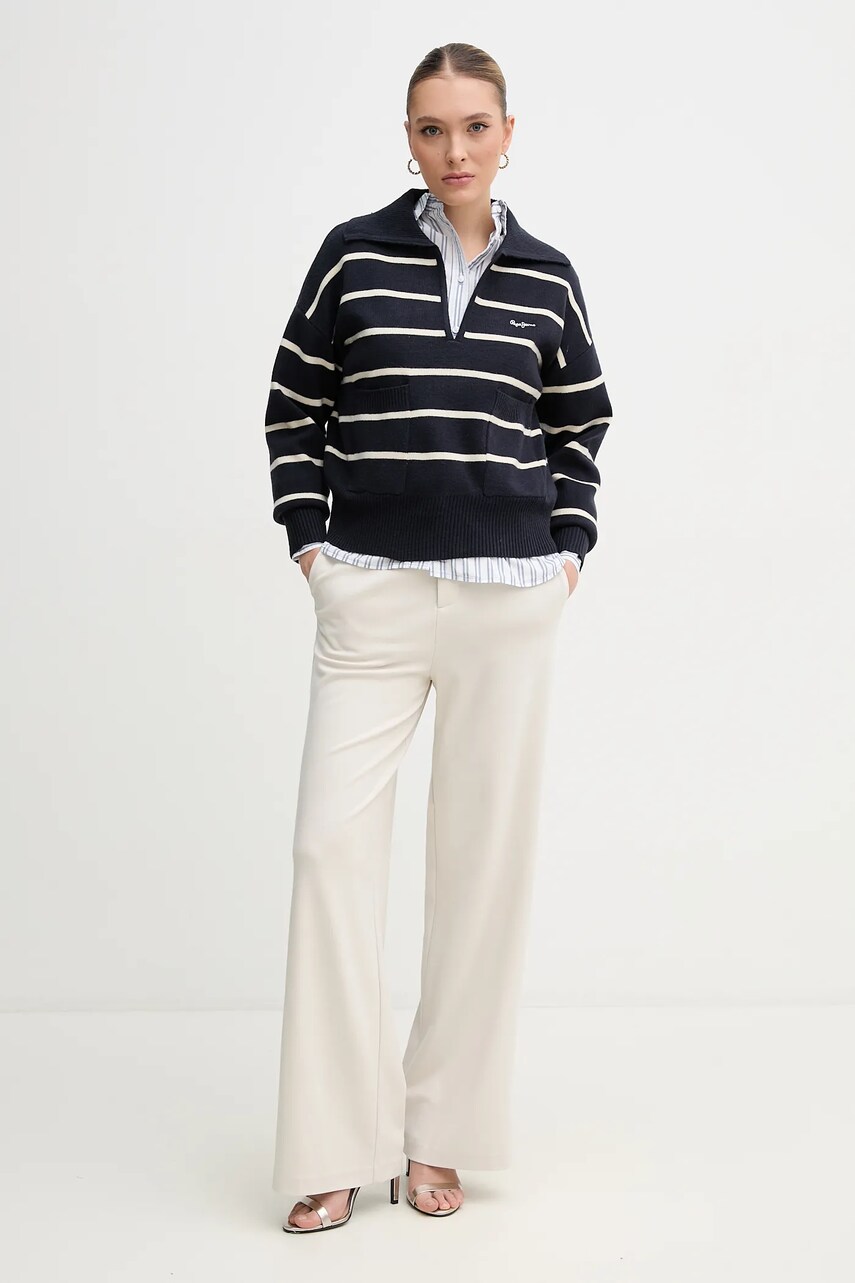 Светр Pepe Jeans PRISCILLA жіночий колір синій легкий PL702272