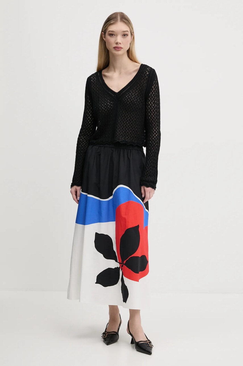 Светр Desigual FLAM жіночий колір чорний  25SWJF23