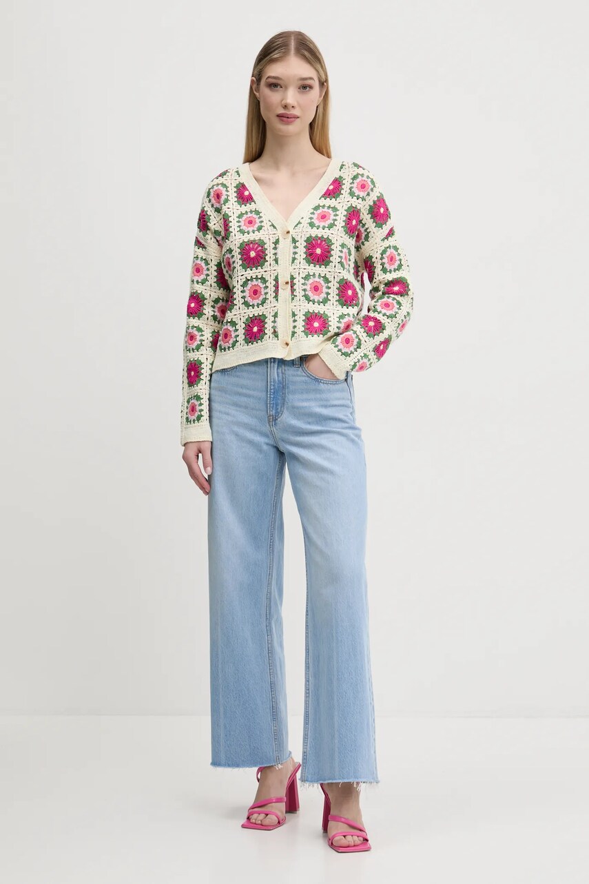 Джемпер Desigual JOHANNA жіночий колір бежевий легкий 25SWJF36