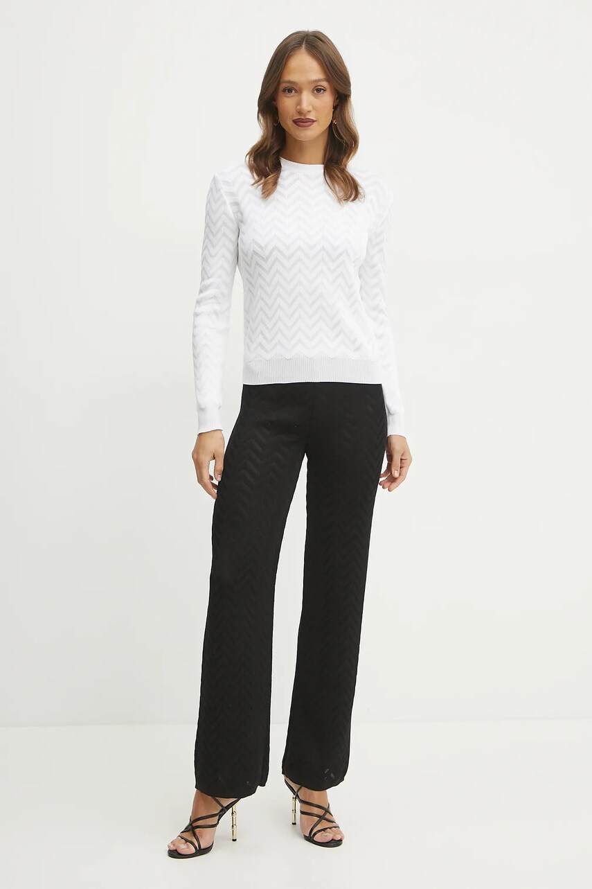 Светр Missoni жіночий колір білий легкий DS25SN09.BK044U