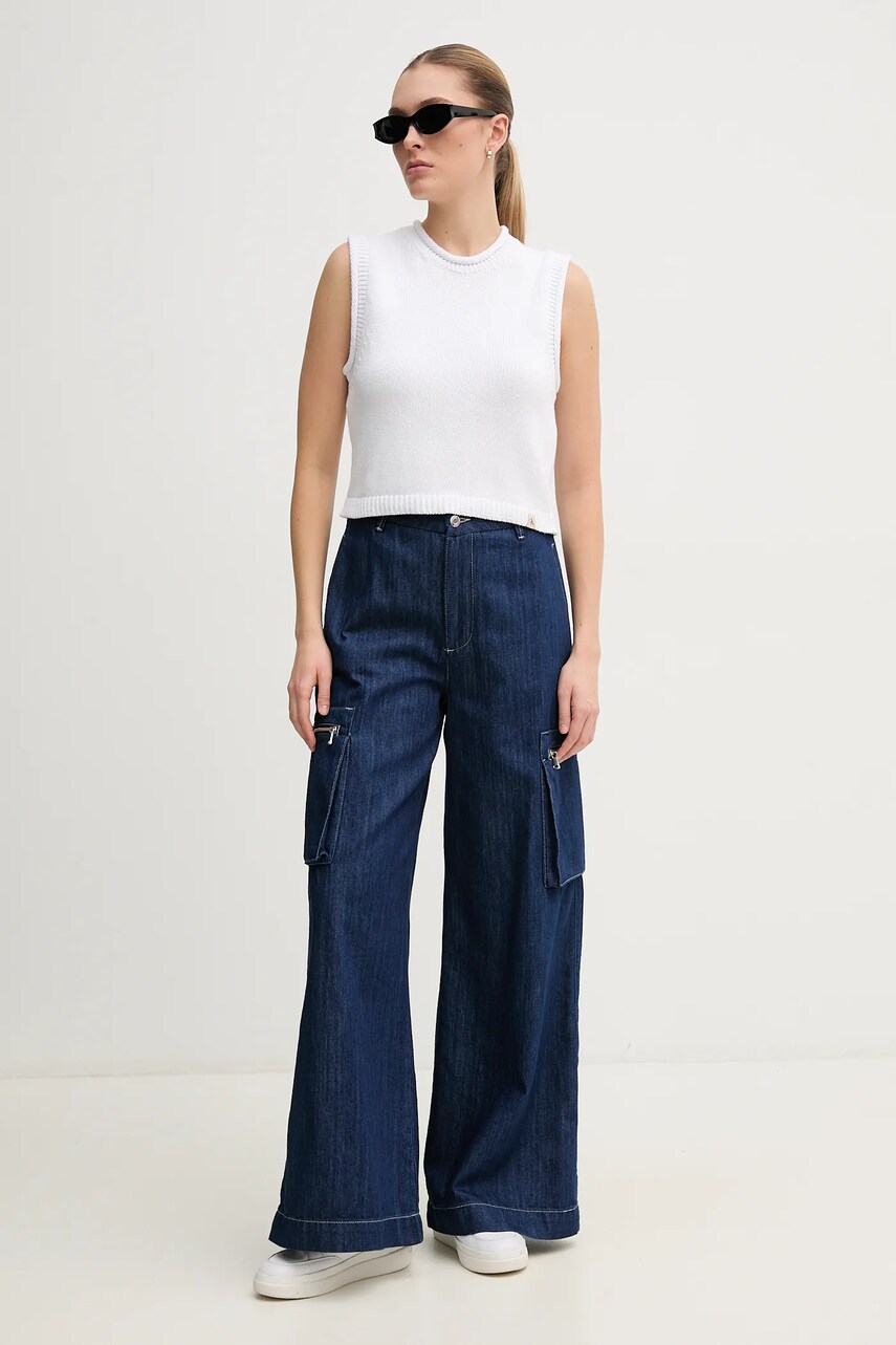 Безрукавка Calvin Klein Jeans жіноча колір білий  J20J225226