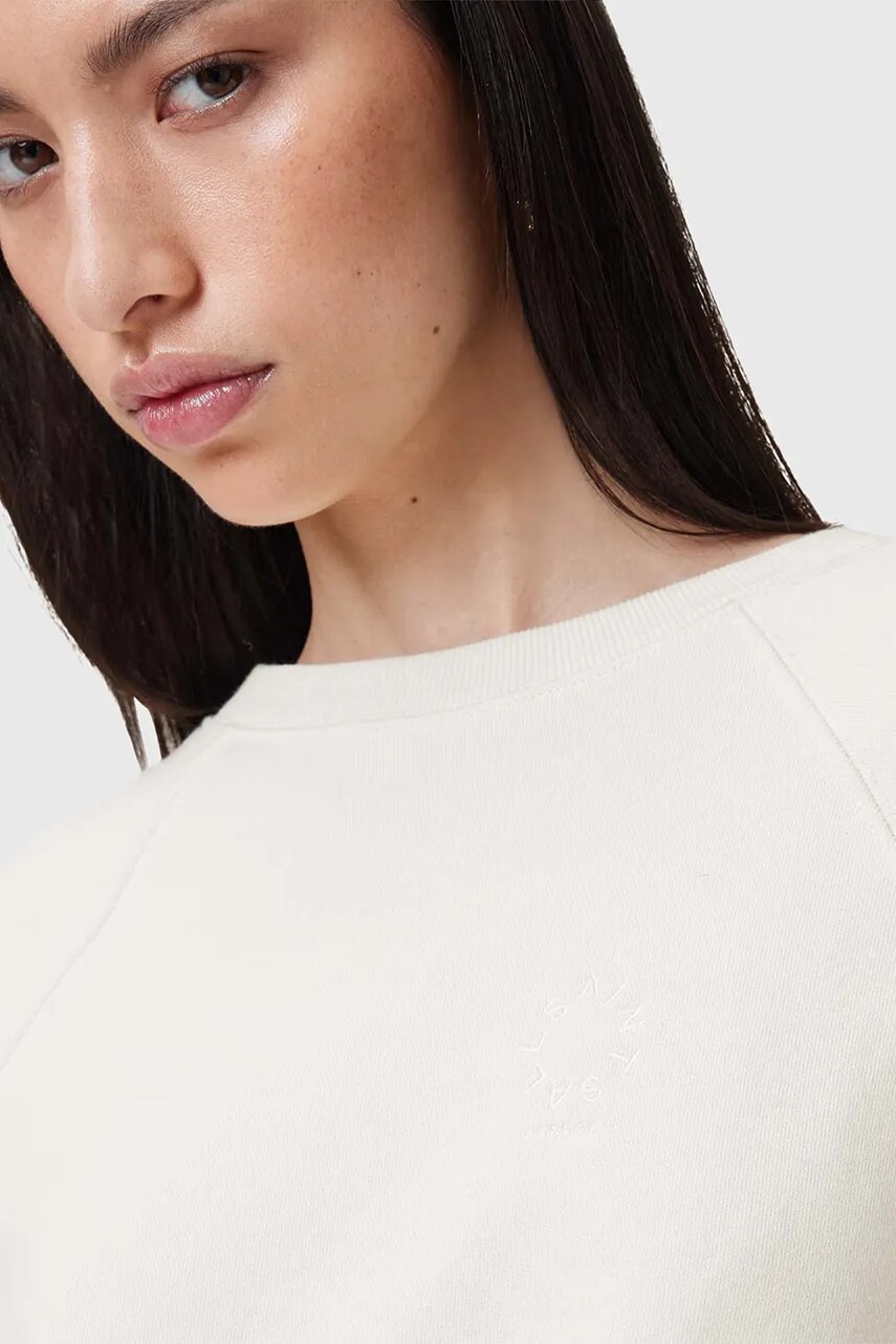 Бавовняна кофта AllSaints DANI жіночі колір бежевий однотонна W080JC