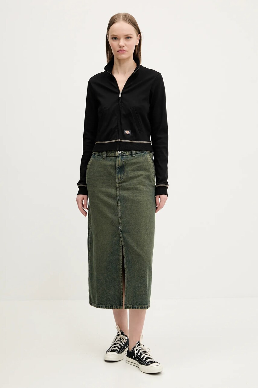 Кофта Dickies жіноча колір чорний однотонна DK0A4Z71BLK1
