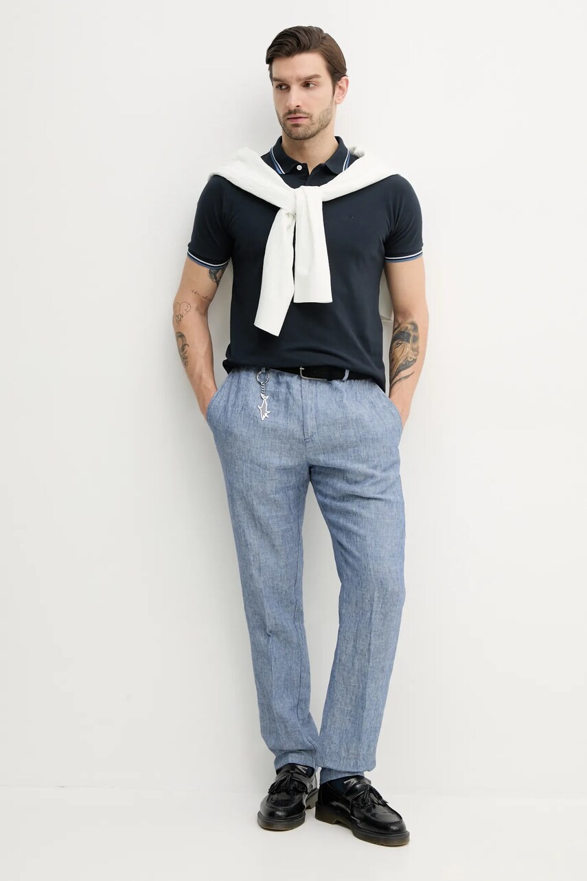 Светр Armani Exchange чоловічий колір білий легкий XM000176 AF10454