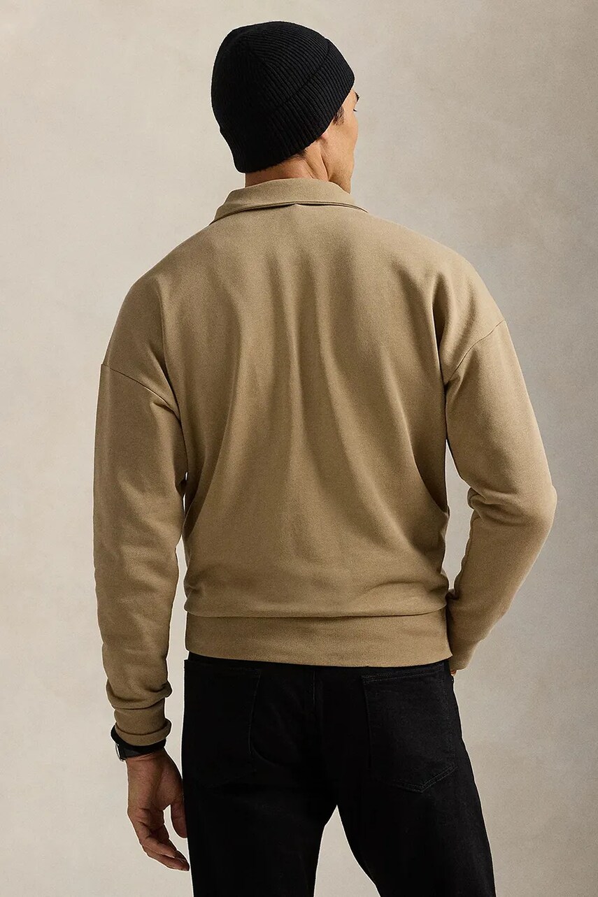 Бавовняний светр Polo Ralph Lauren колір бежевий  710961601