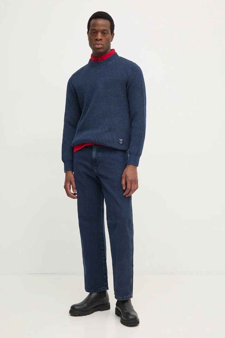 Светр Pepe Jeans LAWSON CREW NECK чоловічий колір синій  PM702496