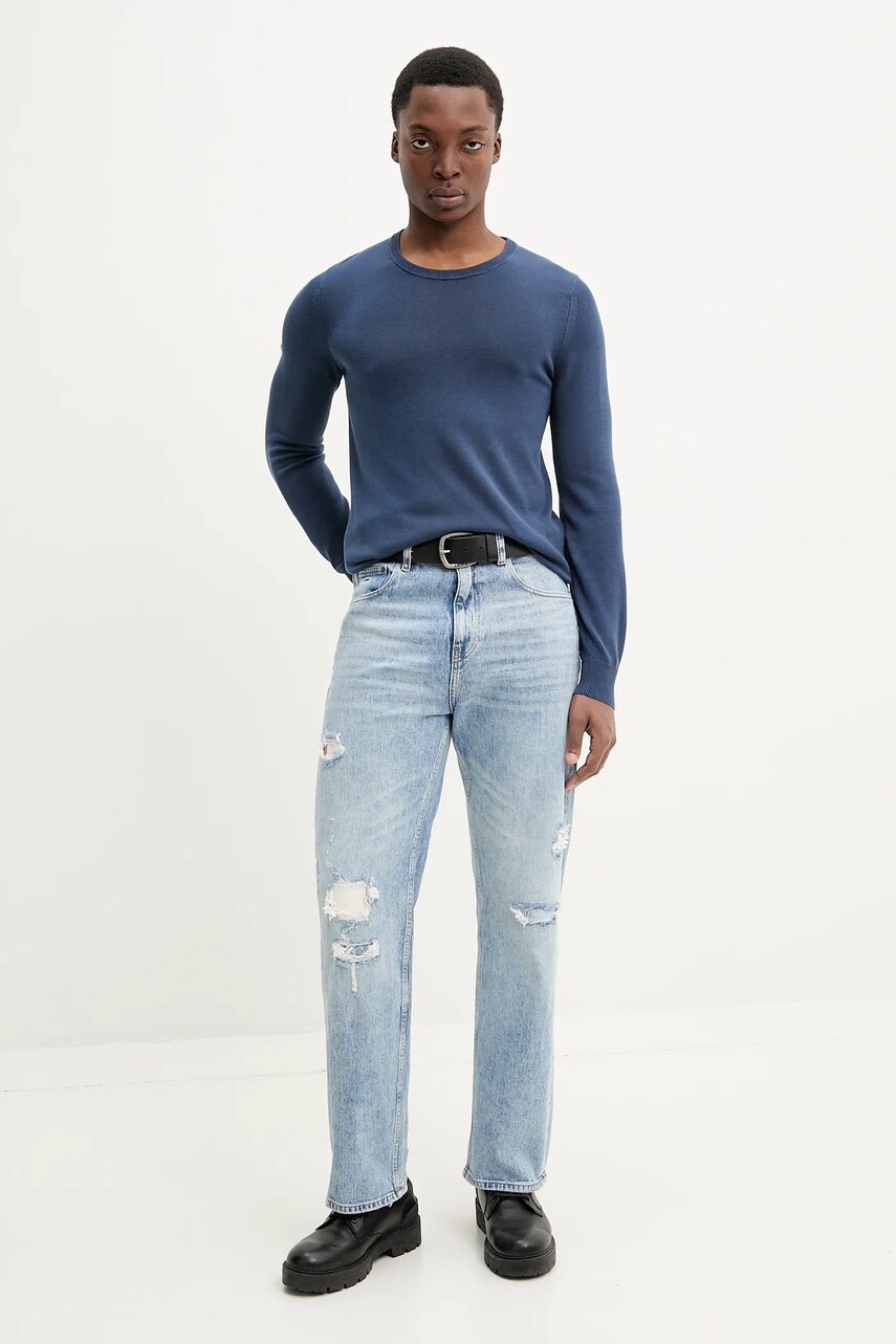 Светр Superdry чоловічий колір синій легкий M6110667A-C2Y