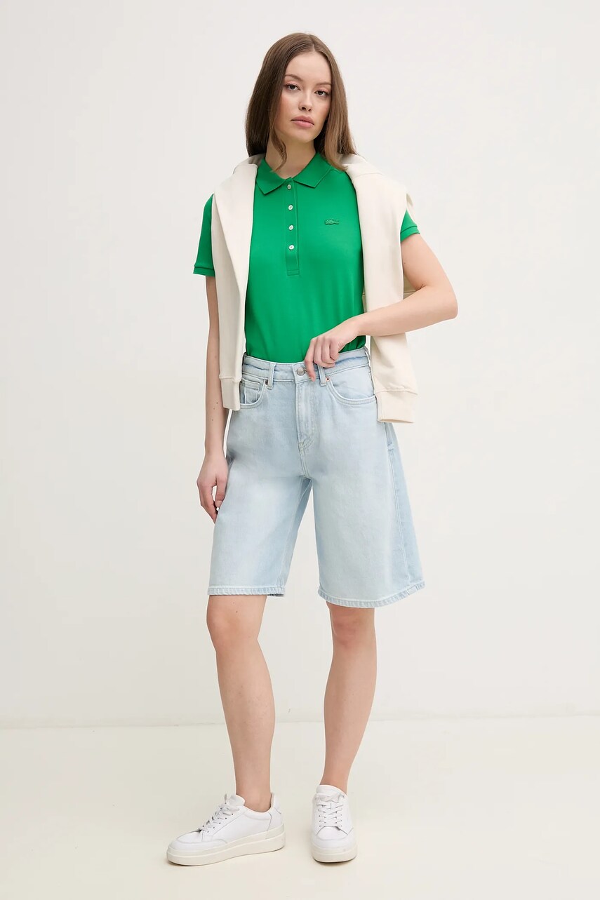 Джинсові шорти Pepe Jeans BERMUDA SHORT UHW BREEZE жіночі однотонні висока посадка PL801176