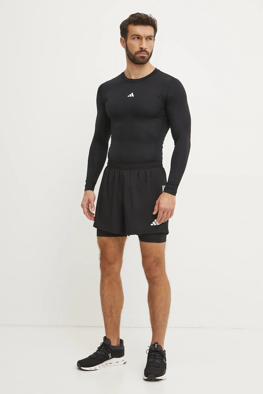 Шорти для бігу adidas Performance Own The Run колір чорний JM5400