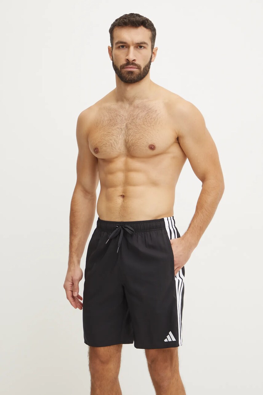 Купальні шорти adidas 3S BLD SH 8IN колір чорний JG1030