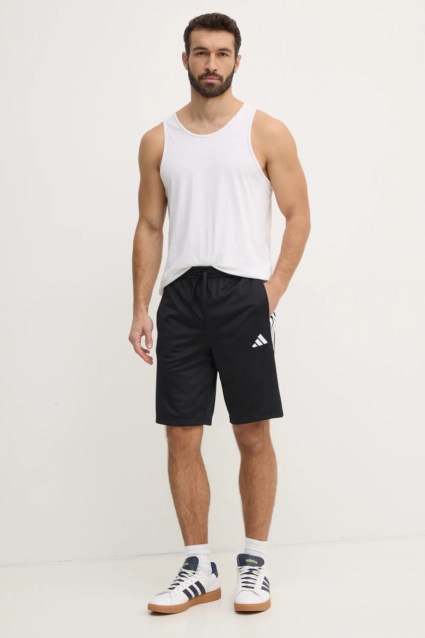 Шорти adidas 3-Stripes чоловічі колір чорний JI8798