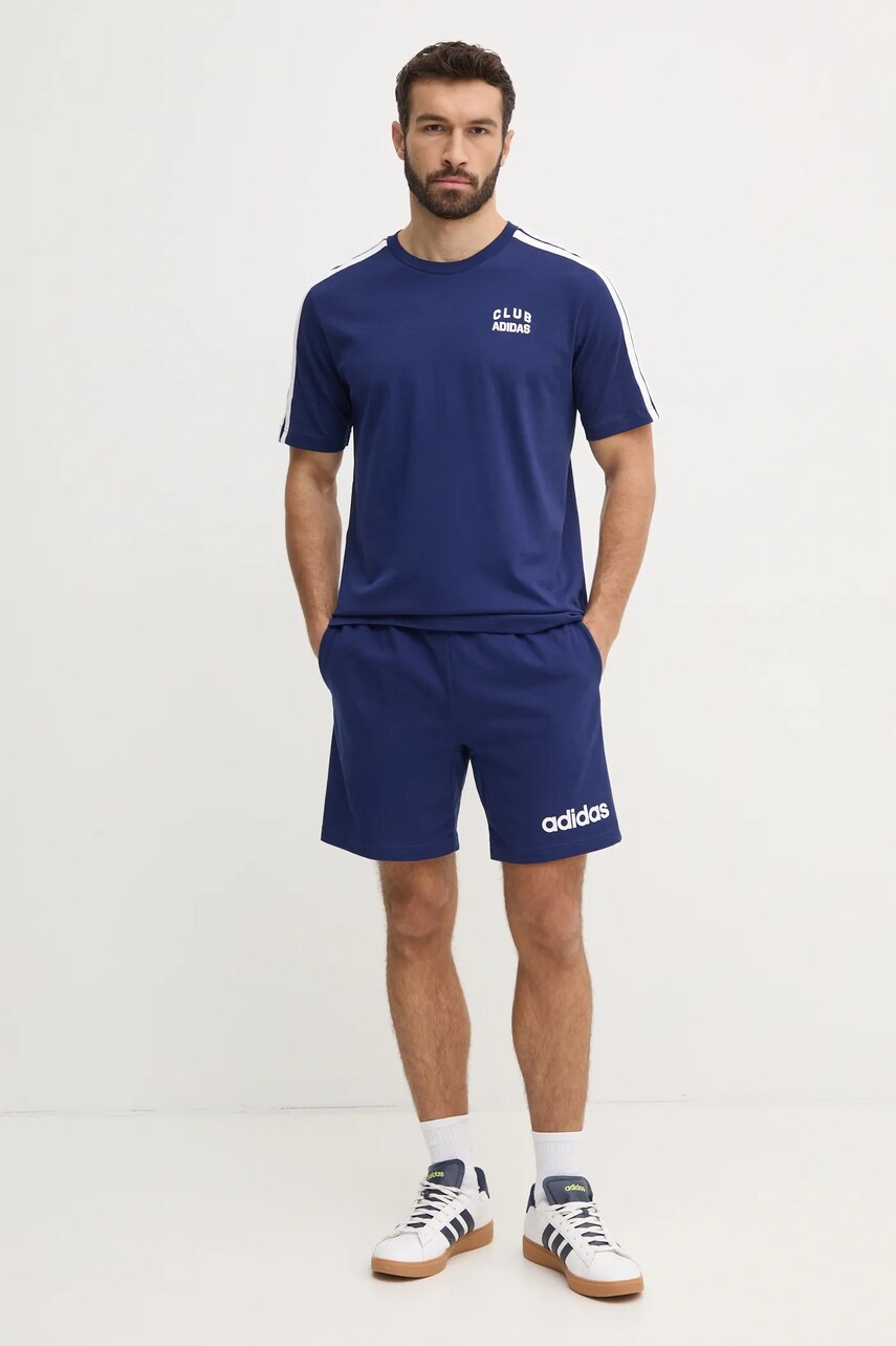 Шорти adidas Essentials Linear чоловічі колір синій JE9013