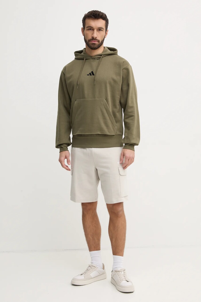 Шорти adidas Feelcozy чоловічі колір бежевий IN6084