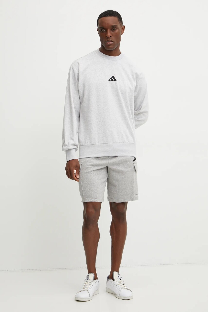 Шорти adidas Feelcozy чоловічі колір сірий JE6290
