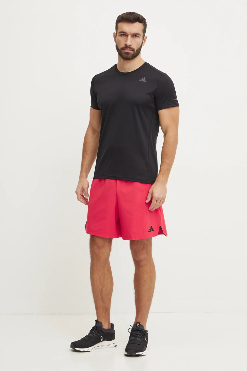 Шорти для тренувань adidas Performance Designed for Training колір червоний JP4940