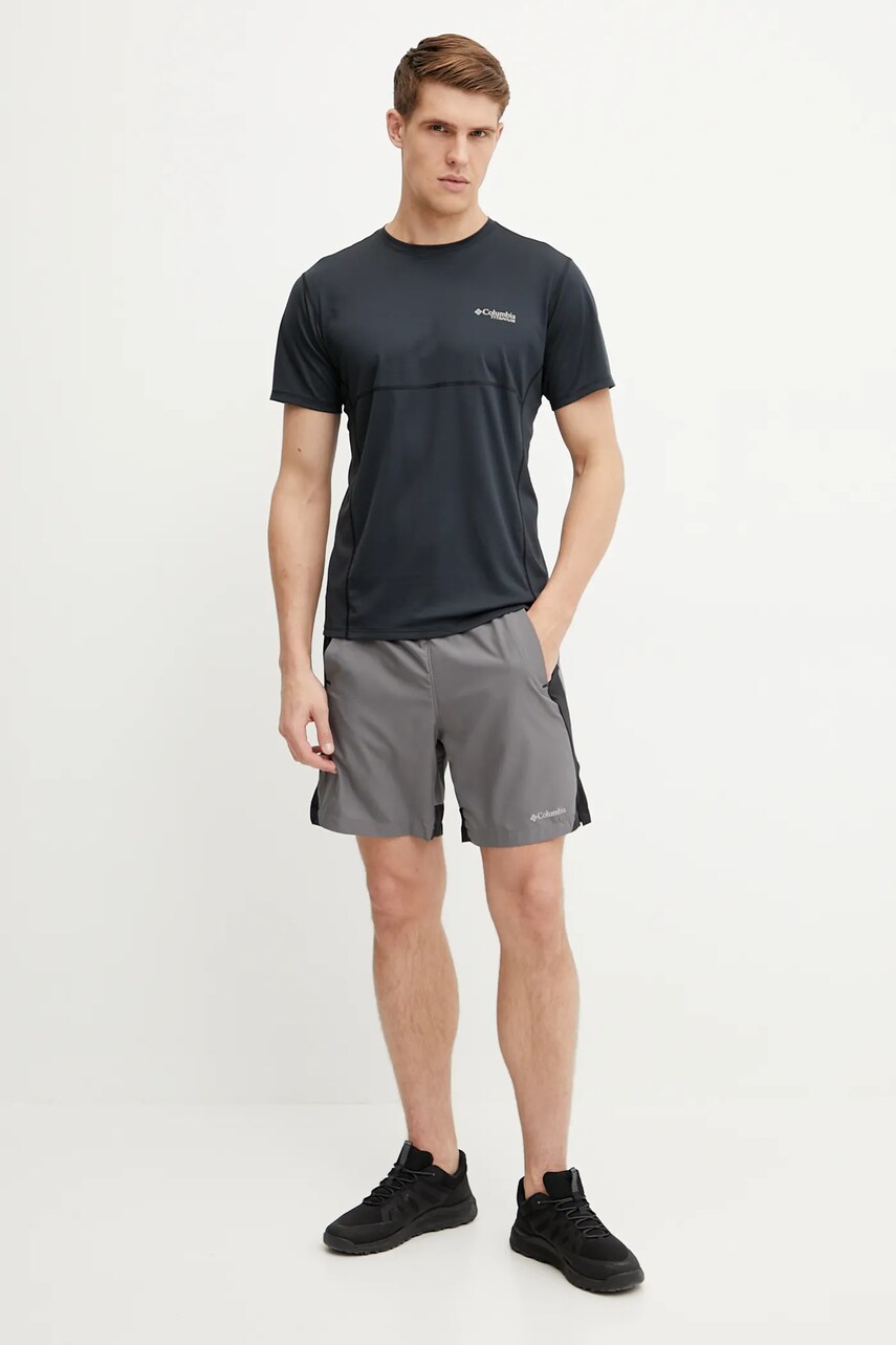 Шорти outdoor Columbia Three Pitch колір сірий 2114743